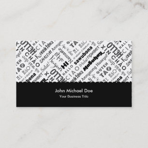 HI en Hallo! Wereldwijd Visitekaartje