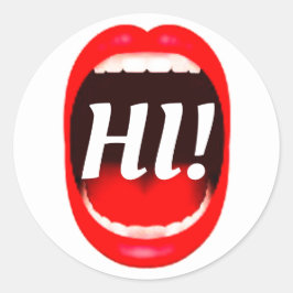 HI-envelopafdichtingen Ronde Sticker