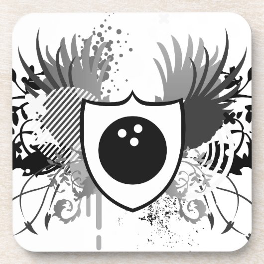 hi-fi bowling bier onderzetter (Voorkant)