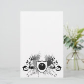 hi-fi bowling briefpapier (Staand voorkant)