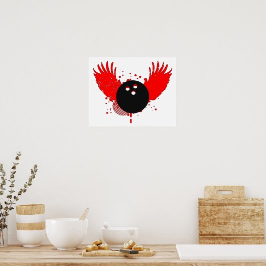 hi-fi bowling poster (Keuken)