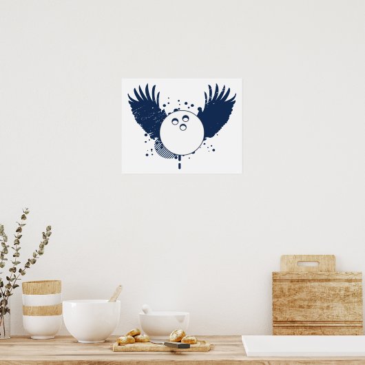 hi-fi bowling poster (Keuken)