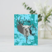 hi-fi llama. briefkaart (Staand voorkant)
