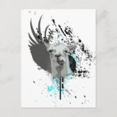 hi-fi llama. briefkaart (Voorkant)