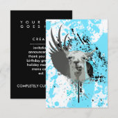 hi-fi llama kaart (Voorkant / Achterkant)