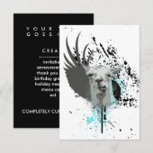 hi-fi llama kaart (Voorkant / Achterkant)