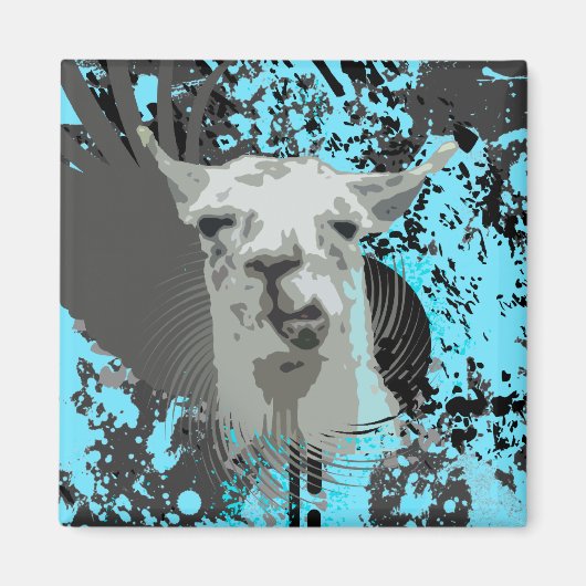 hi-fi llama. magneet (Voorkant)
