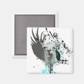 hi-fi llama. magneet (Voorkant / Achterkant)