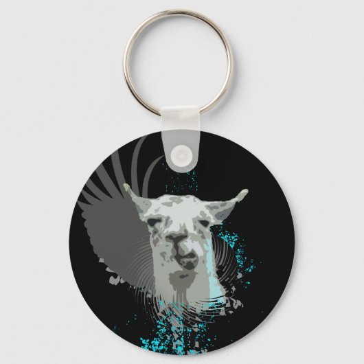 hi-fi llama. sleutelhanger (Voorkant)