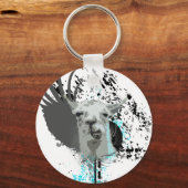 hi-fi llama. sleutelhanger (Voorkant)