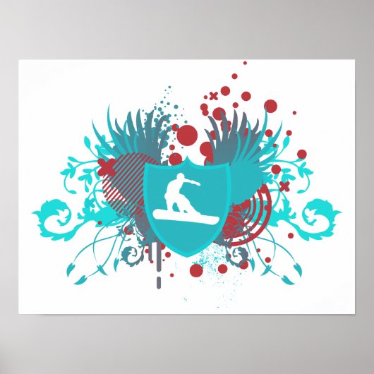 hi-fi sneeboarding poster (Voorkant)