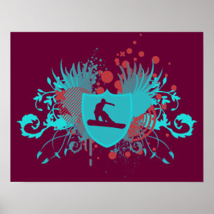 hi-fi sneeboarding poster