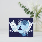 hi-fi sneeuwboarder kaart (Staand voorkant)