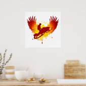 hi-fi sneeuwscooter poster (Keuken)