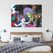 Hi Five Beeldhouwwerk Canvas Afdruk (Insitu (Slaapkamer))