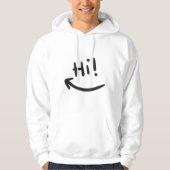 Hi glimlachen hoodie (Voorkant)