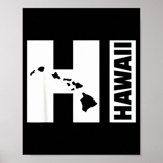 HI Hawaiaanse eilanden Poster (Voorkant)