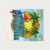 HI Hawaii Island Beach Wandkleed (Voorkant (horizontaal))