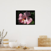 Hi Hibiscus Luscious Shadows Poster Print (Keuken)