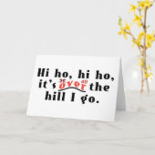 Hi Ho 40 Kaart (Gele Bloem)