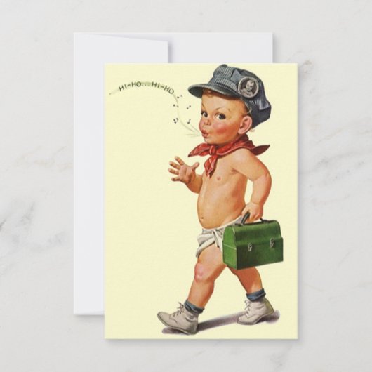 Hi Ho Whistler Design  Blank Uitnodigingen (Voorkant)