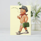 Hi Ho Whistler Design  Blank Uitnodigingen (Staand voorkant)