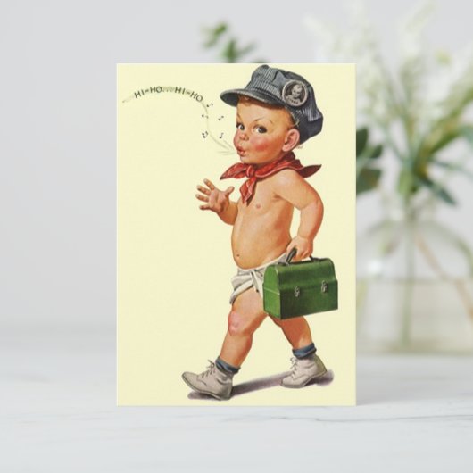 Hi Ho Whistler Design  Blank Uitnodigingen (Staand voorkant)