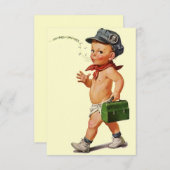 Hi Ho Whistler Design  Blank Uitnodigingen (Voorkant / Achterkant)