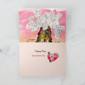Hi Hottie -I Lava You Volcano Valentine Card Feestdagen Kaart (Binnen)