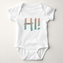  hi! Human intelligence Romper
