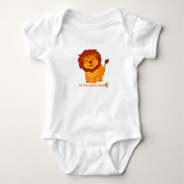 Hi I'm Little One – Cute Baby Lion Kids Romper