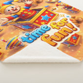 Hi Joy Jester premium Sherpa Deken (3/4)