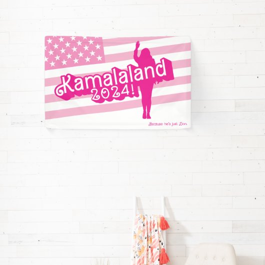 "Hi Kamala" – Banner (slogan A) (Insitu)