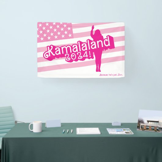 "Hi Kamala" – Banner (slogan A) (Beurs)