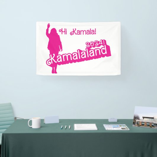 "Hi Kamala" – Banner (tagline B) (Beurs)