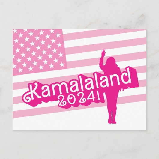 "Hi Kamala" - Briefkaart (geen slogan) (Voorkant)