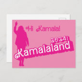 "Hi Kamala" – Briefkaart (tagline B) (Voorkant / Achterkant)