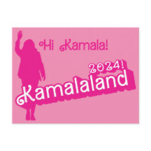 "Hi Kamala" – Briefkaart (tagline B)