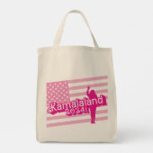"Hi Kamala" - Grocery Tas (geen slogan) (Achterkant)
