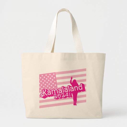 "Hi Kamala" - Jumbo Tas (geen slogan) (Voorkant)