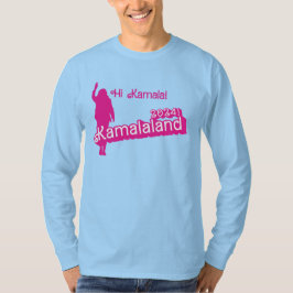 "Hi Kamala" - Mannen T-Shirt (lang met tagline B)