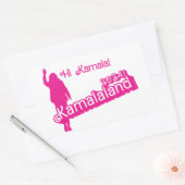 "Hi Kamala" – Rectangle Sticker (tagline B) (Envelop)