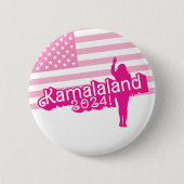 "Hi Kamala" – Ronde Button (geen slogan) (Voorkant)