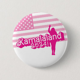 "Hi Kamala" – Ronde Button (geen slogan)