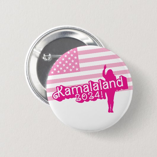 "Hi Kamala" – Ronde Button (geen slogan) (Voorkant /achterkant)