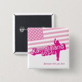 "Hi Kamala" – Square Button (tagline A) (Voorkant /achterkant)