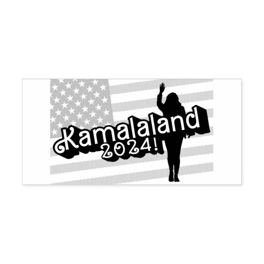 "Hi Kamala" - Stempel (geen tagline) (Afrduk)