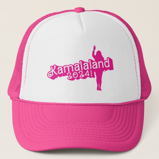 "Hi Kamala" – Trucker Hat (geen slogan) Pet (Voorkant)