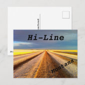 Hi-Line Montana-Briefkaart Briefkaart (Voorkant / Achterkant)