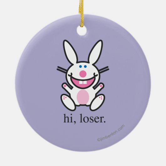 Hi Loser Keramisch Ornament (Achterkant)